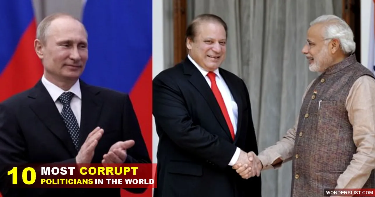 Os 10 políticos mais corruptos do mundo