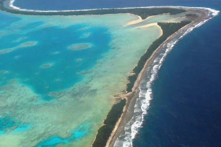 ilhas ameaçadas pelas mudanças climáticas